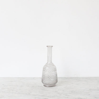 Carafe en verre soufflé vintage