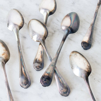 Ensemble de 12 cuillères à soupe Christofle vintage