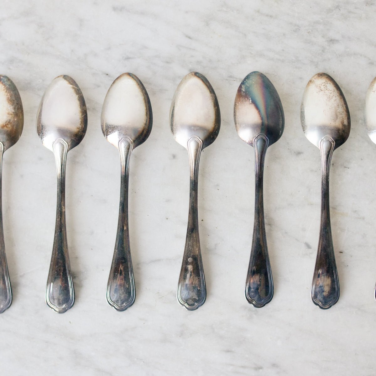 Ensemble de 12 cuillères à soupe Christofle vintage