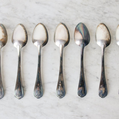 Ensemble de 12 cuillères à soupe Christofle vintage