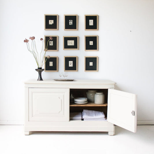 Console peinte vintage