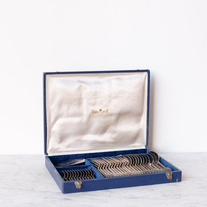 Ensemble de 37 couverts vintage Ravinet D'Enfert
