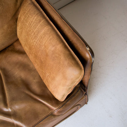 Causeuse Vintage en Cuir Roche Bobois