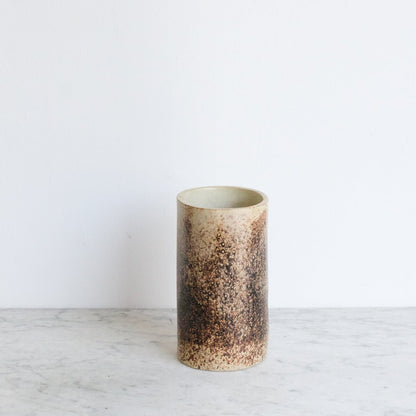 Vase vintage en grès | Signé par l'artiste