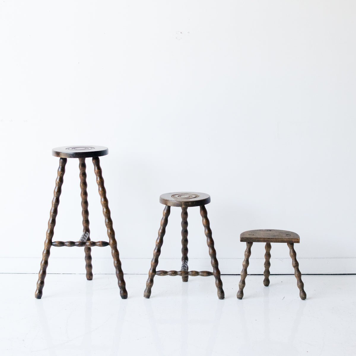 Tabouret trépied vintage