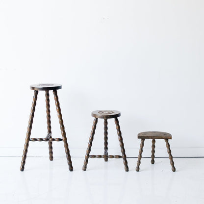 Tabouret trépied vintage
