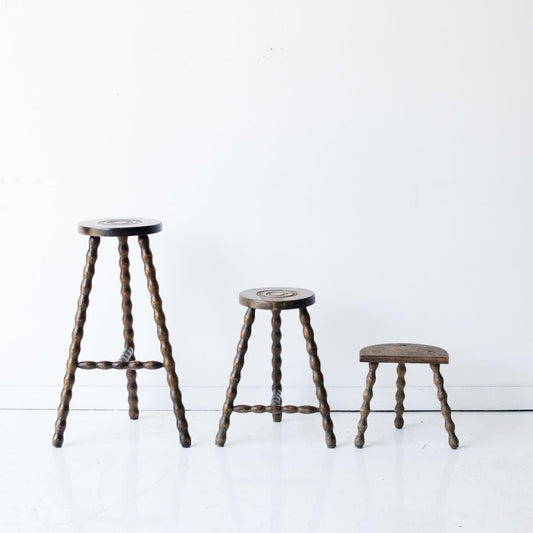 Tabouret trépied vintage